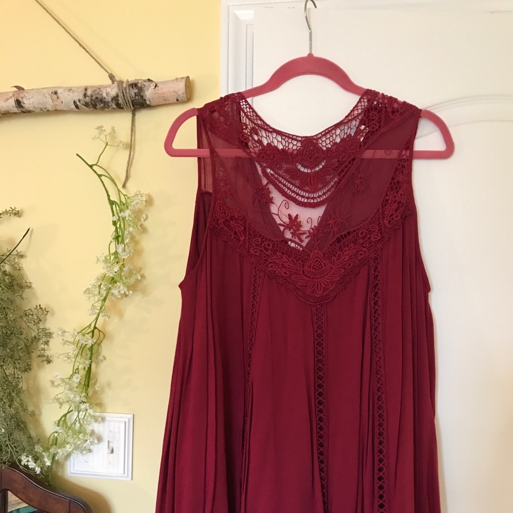 Wine dress